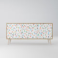 ENERGETIC SPOTS Sideboard mit 3 Türen in Eiche-Optik
