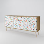 ENERGETIC SPOTS Sideboard mit 3 Türen in Eiche-Optik