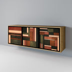 FIGURES OF NATURE 3-Door Sideboard in Oak Effect
