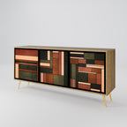 FIGURES OF NATURE 3-Door Sideboard in Oak Effect