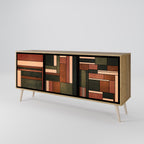 FIGURES OF NATURE 3-Door Sideboard in Oak Effect
