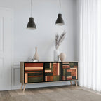 FIGURES OF NATURE 3-Door Sideboard in Oak Effect