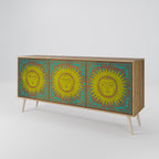 SUNSHINE EULOGY 3-Door Sideboard in Oak Effect