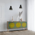 SUNSHINE EULOGY 3-Door Sideboard in Oak Effect
