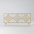 PATTERNED PRISM 3-Door Sideboard in Oak Effect