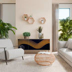 HOLLOW TIME Sideboard mit 3 Türen in Eiche-Optik