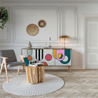 COOL STORY Sideboard mit 3 Türen in Eiche-Optik