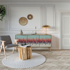 CHROMA CONTOURS 3-Door Sideboard in Oak Effect