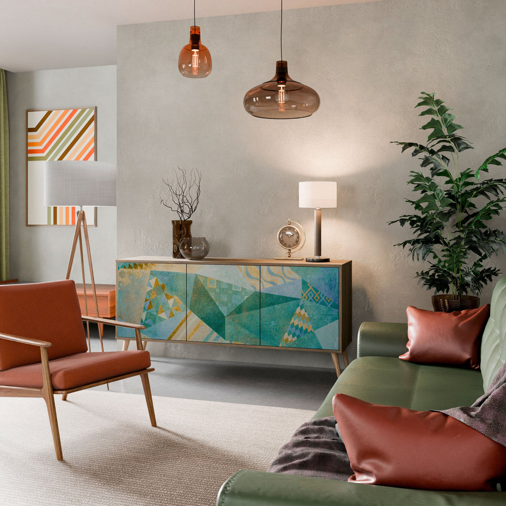 SPECTRUM SPLENDOR 3-türiges Sideboard in Eichenoptik