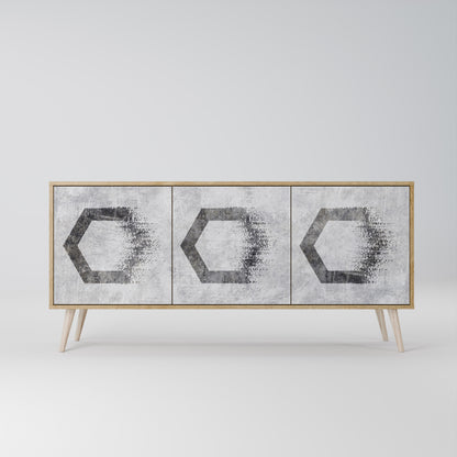 HEXAGONAL FIGURES 3-türiges Sideboard