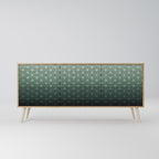 ORNAMENTAL GLIMMER Sideboard mit 3 Türen in Eiche-Optik