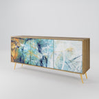 ABSTRACT THOUGHTS Sideboard mit 3 Türen in Eiche-Optik