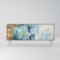 ABSTRACT THOUGHTS Sideboard mit 3 Türen in Eiche-Optik