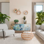 ABSTRACT THOUGHTS Sideboard mit 3 Türen in Eiche-Optik