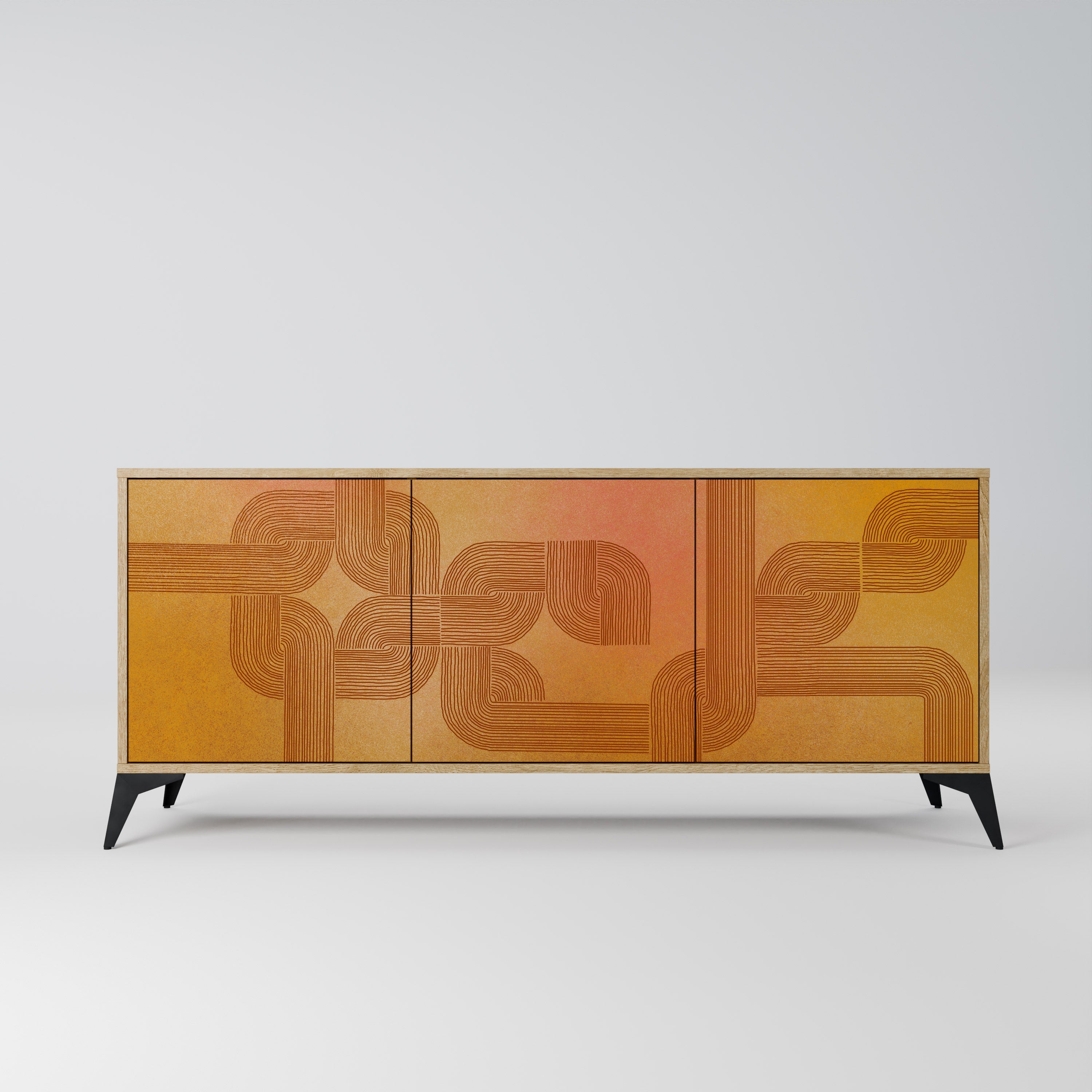STRENGTHENING RELATION 3-türiges Sideboard in Eichenoptik
