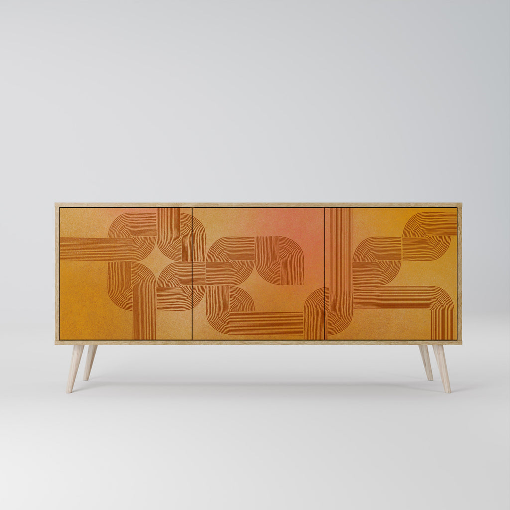 STRENGTHENING RELATION 3-türiges Sideboard in Eichenoptik