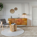 STRENGTHENING RELATION Sideboard mit 3 Türen in Eiche-Optik