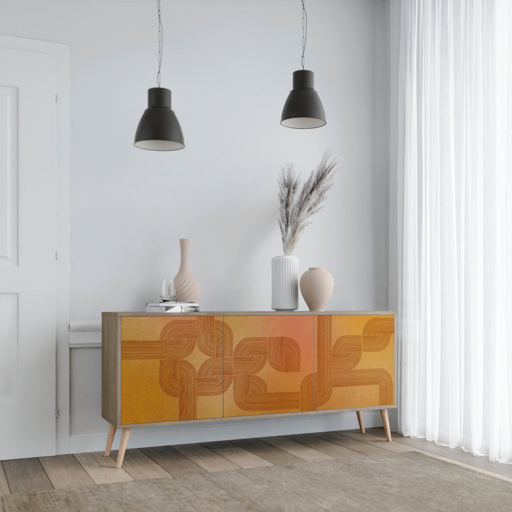 STRENGTHENING RELATION 3-türiges Sideboard in Eichenoptik