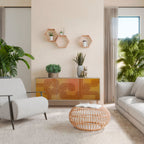 STRENGTHENING RELATION Sideboard mit 3 Türen in Eiche-Optik