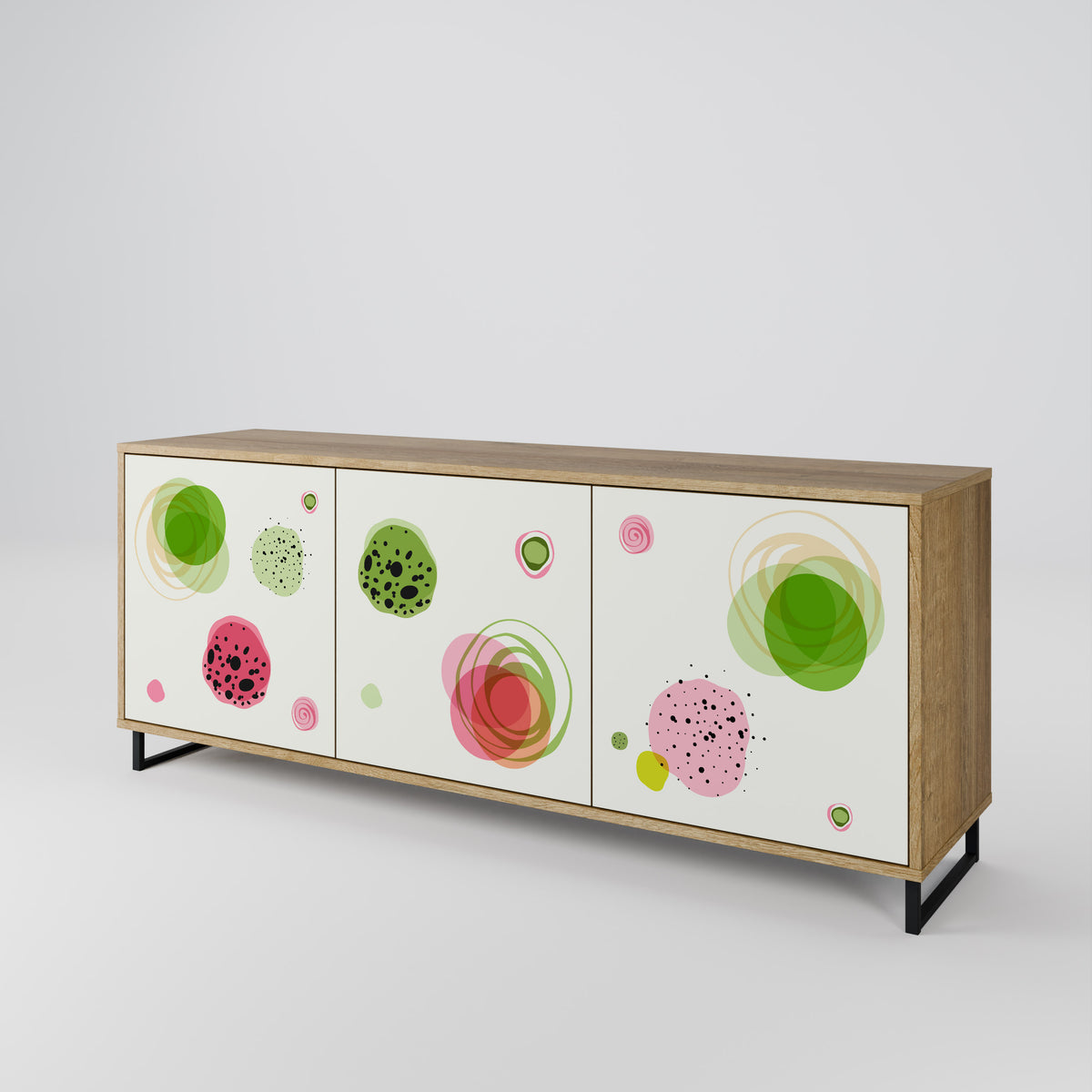 COLORFUL COSMOS 3-türiges Sideboard
