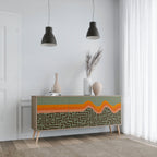 SIMPLE SOLUTIONS Sideboard mit 3 Türen in Eiche-Optik