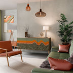 SIMPLE SOLUTIONS Sideboard mit 3 Türen in Eiche-Optik