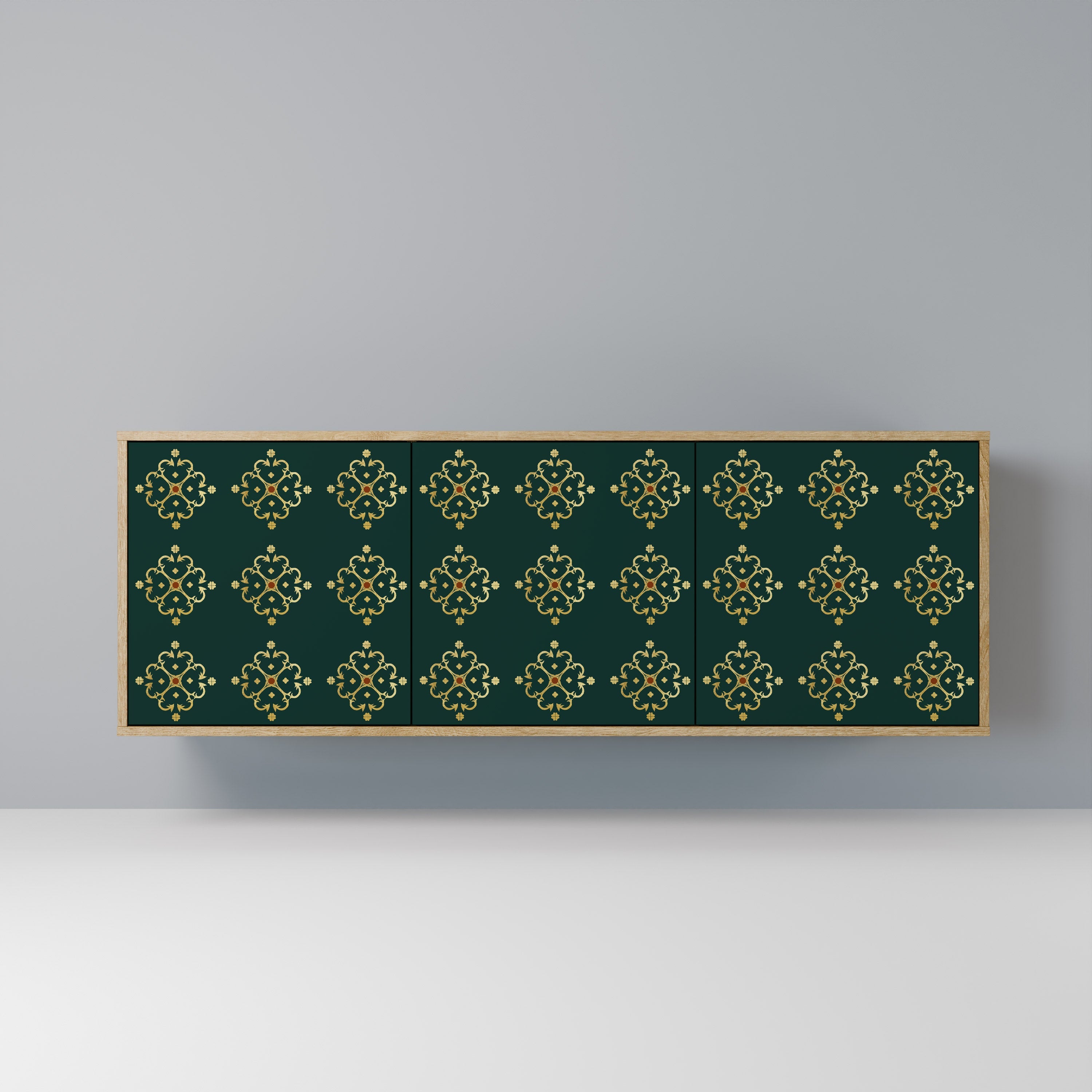 ROYAL MEDALLION 3-türiges Sideboard in Eichenoptik