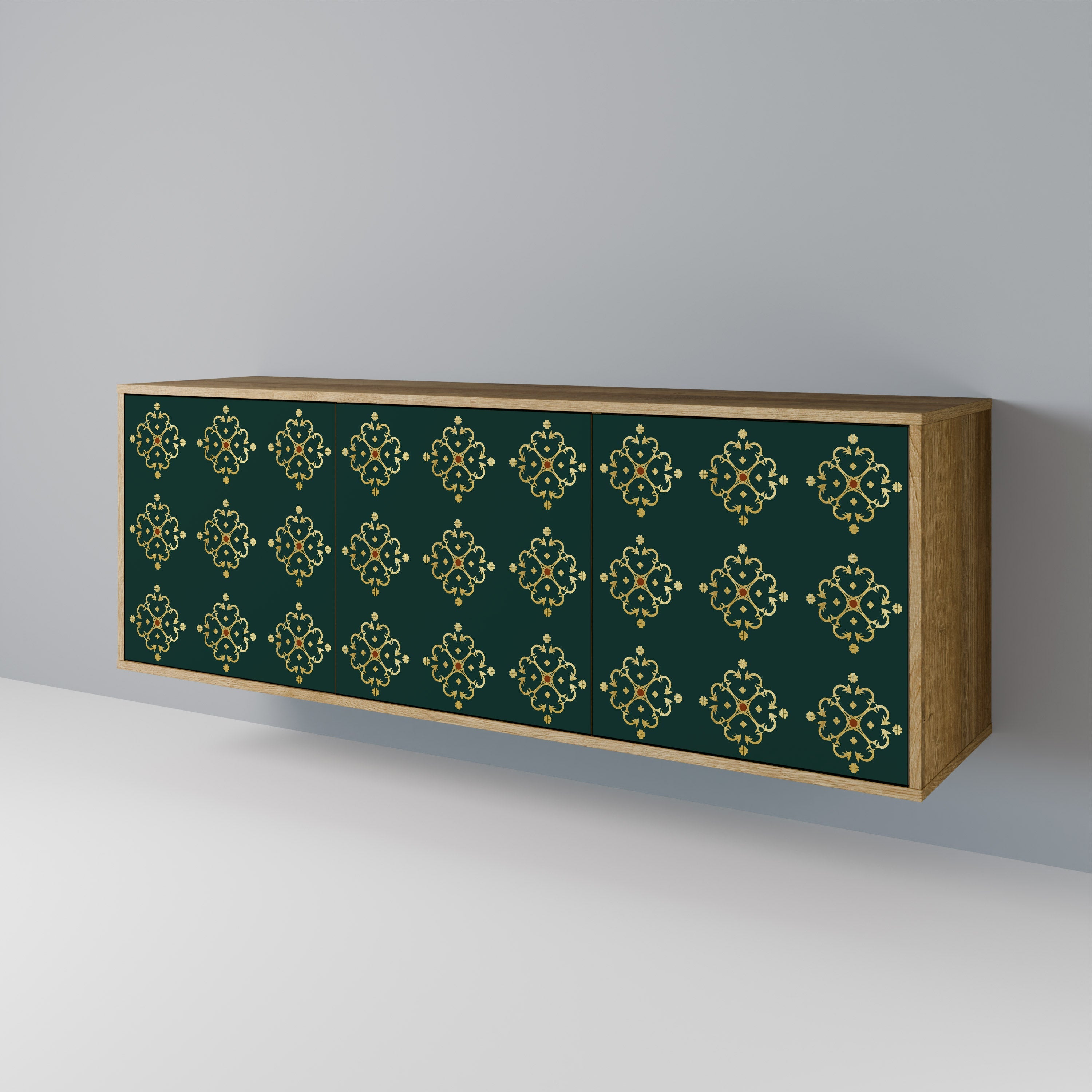 ROYAL MEDALLION 3-türiges Sideboard in Eichenoptik
