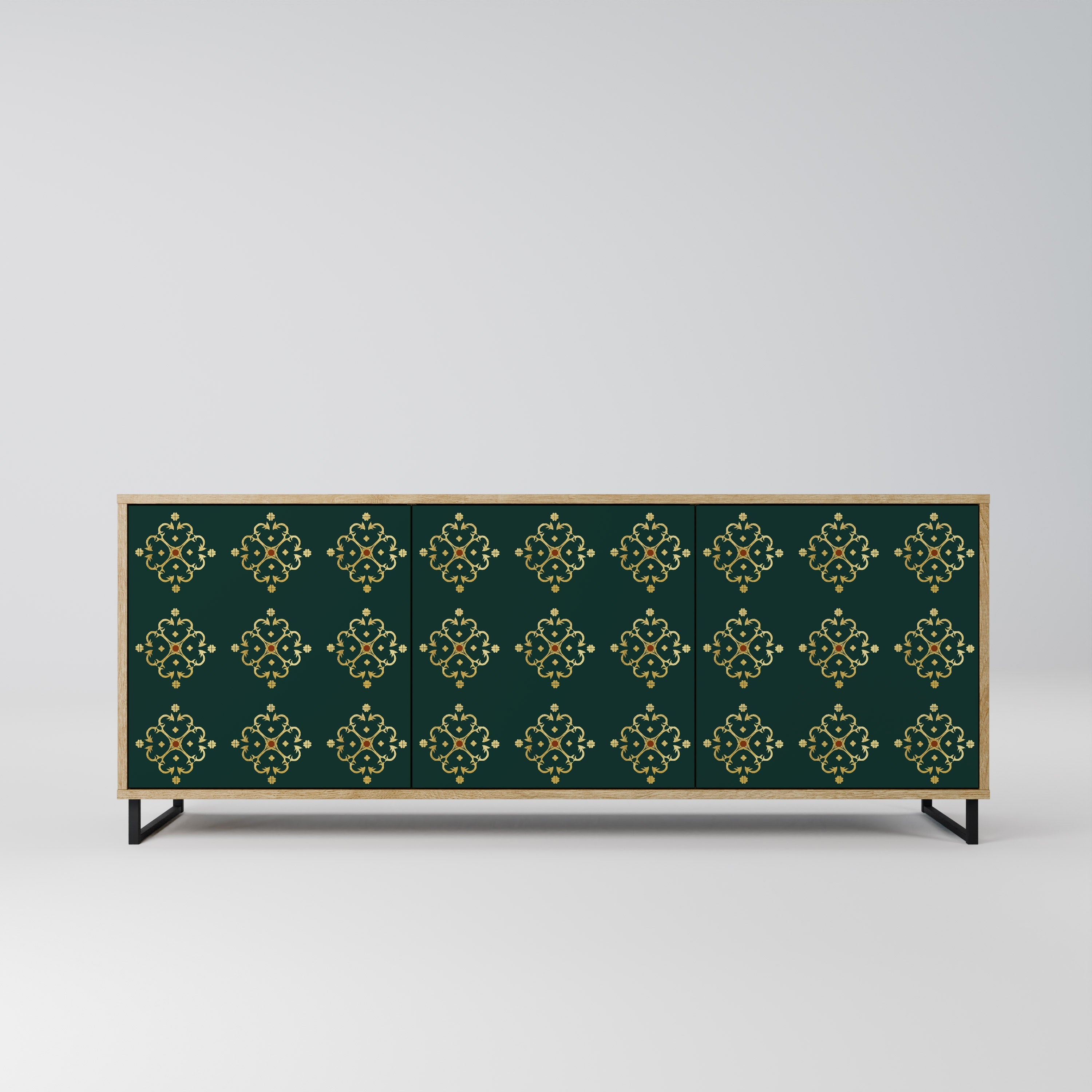 ROYAL MEDALLION 3-türiges Sideboard in Eichenoptik