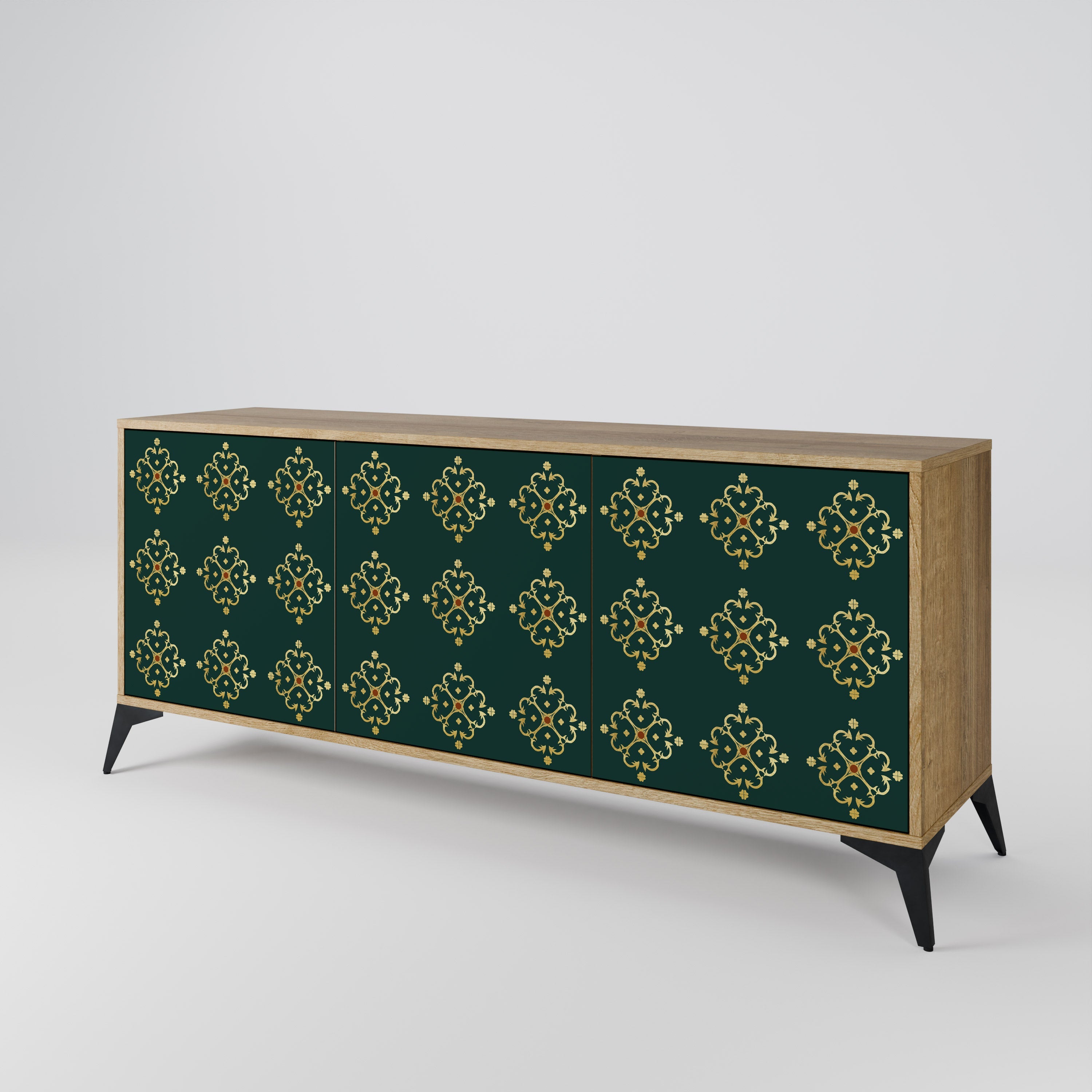 ROYAL MEDALLION 3-türiges Sideboard in Eichenoptik
