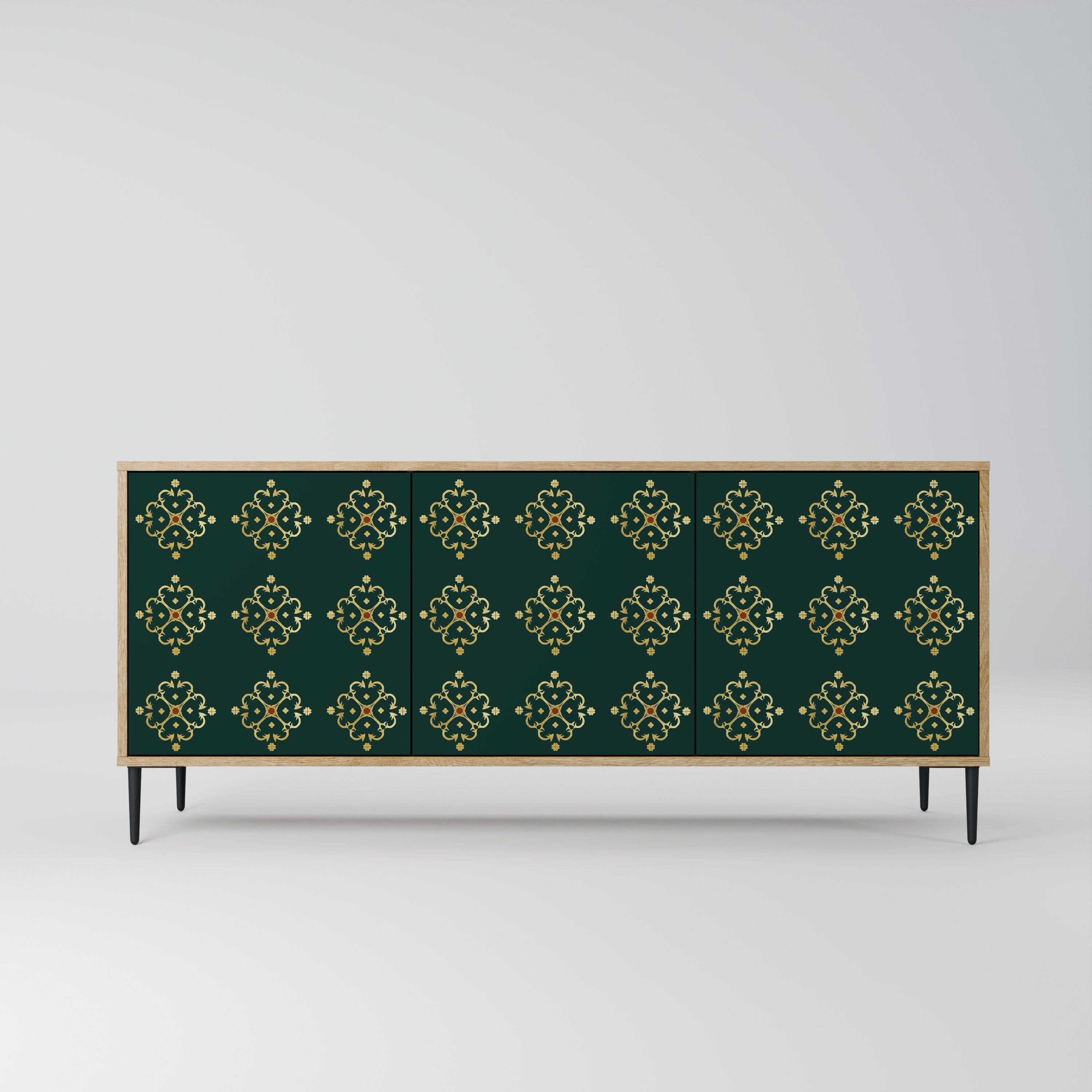 ROYAL MEDALLION 3-türiges Sideboard in Eichenoptik