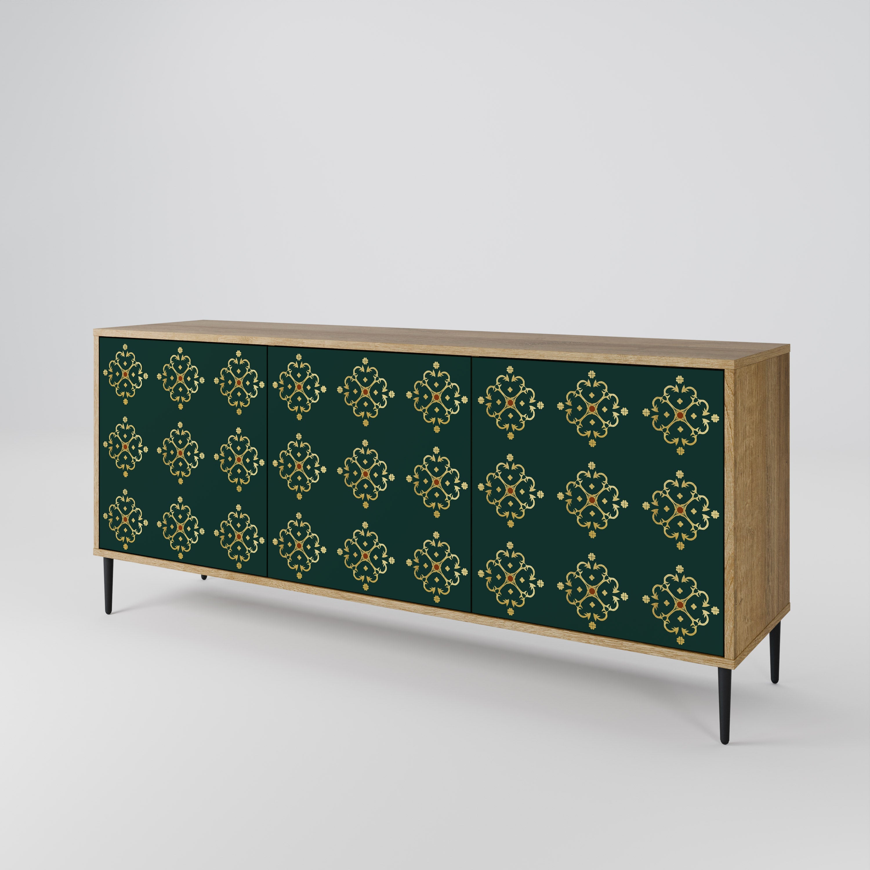 ROYAL MEDALLION 3-türiges Sideboard in Eichenoptik