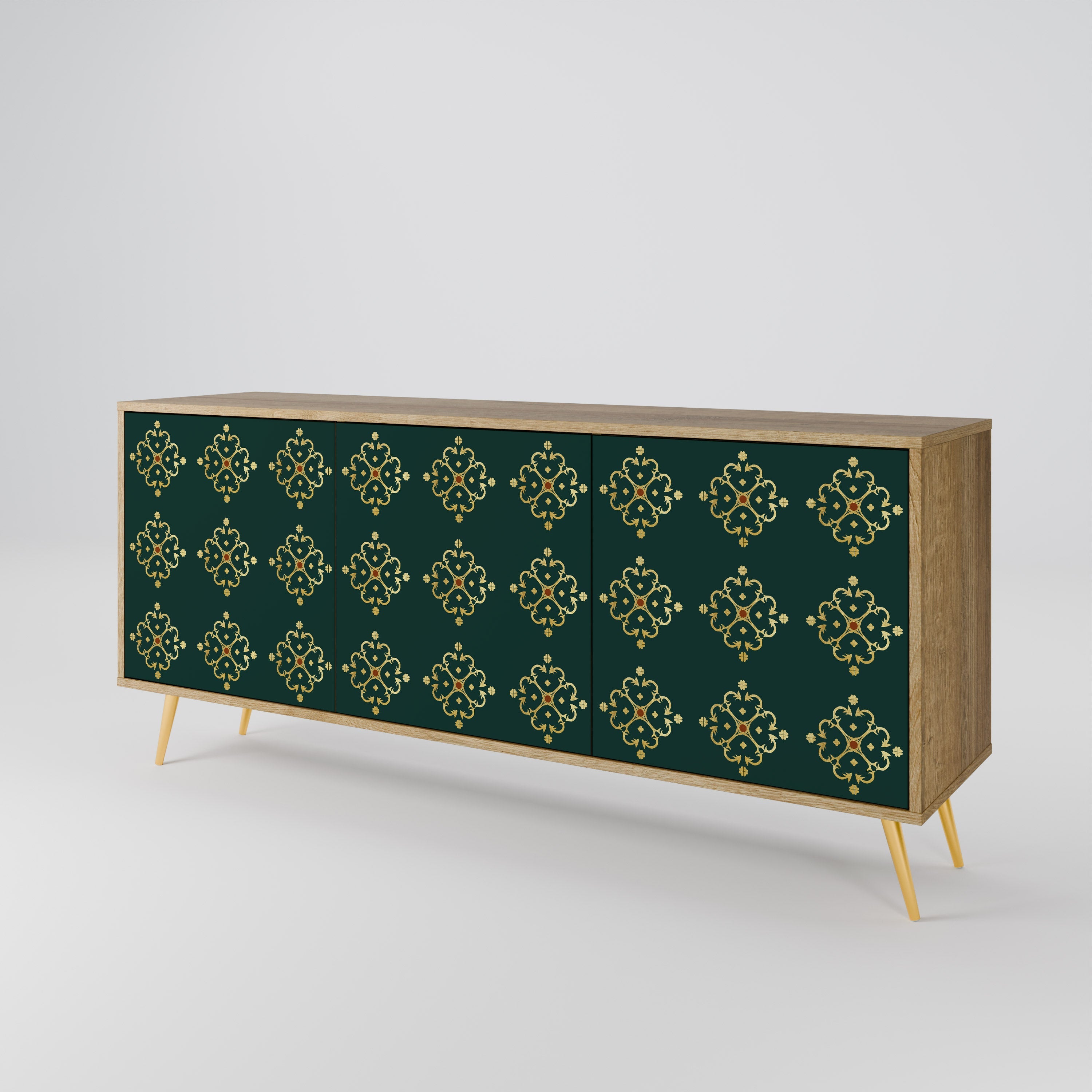 ROYAL MEDALLION 3-türiges Sideboard in Eichenoptik