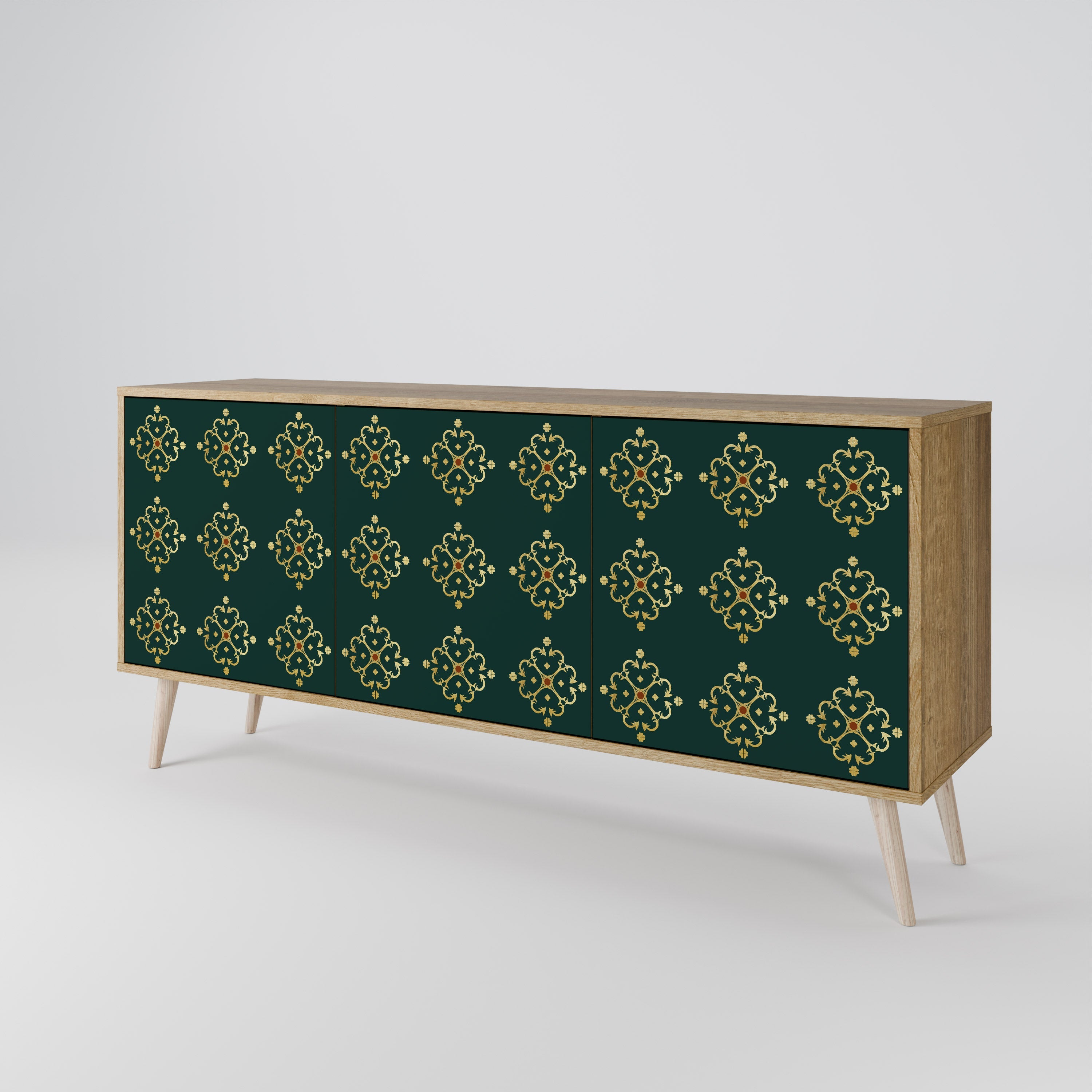 ROYAL MEDALLION 3-türiges Sideboard in Eichenoptik