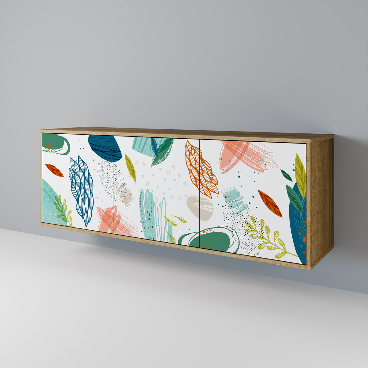 BOTANICAL HURRICANE 3-türiges Sideboard