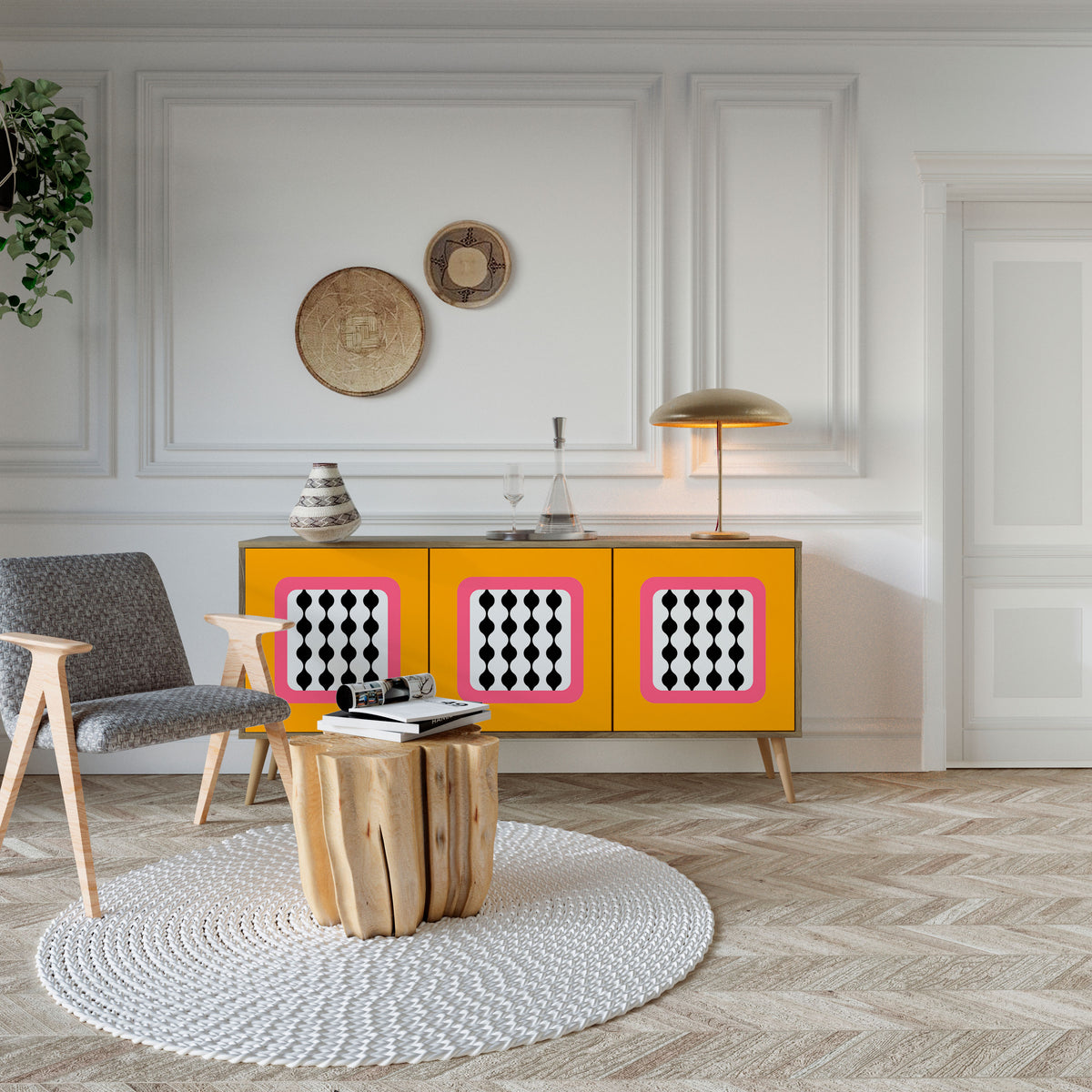 TEARS IN HEAVEN 3-türiges Sideboard