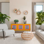 TEARS IN HEAVEN Sideboard mit 3 Türen in Eiche-Optik