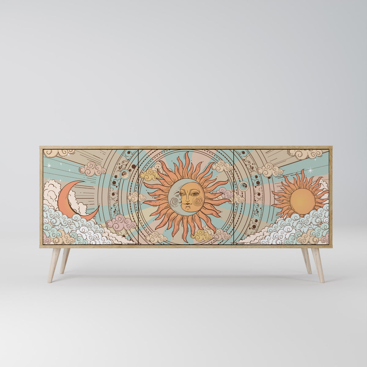 MYSTICAL STRUCTURE 3-türiges Sideboard