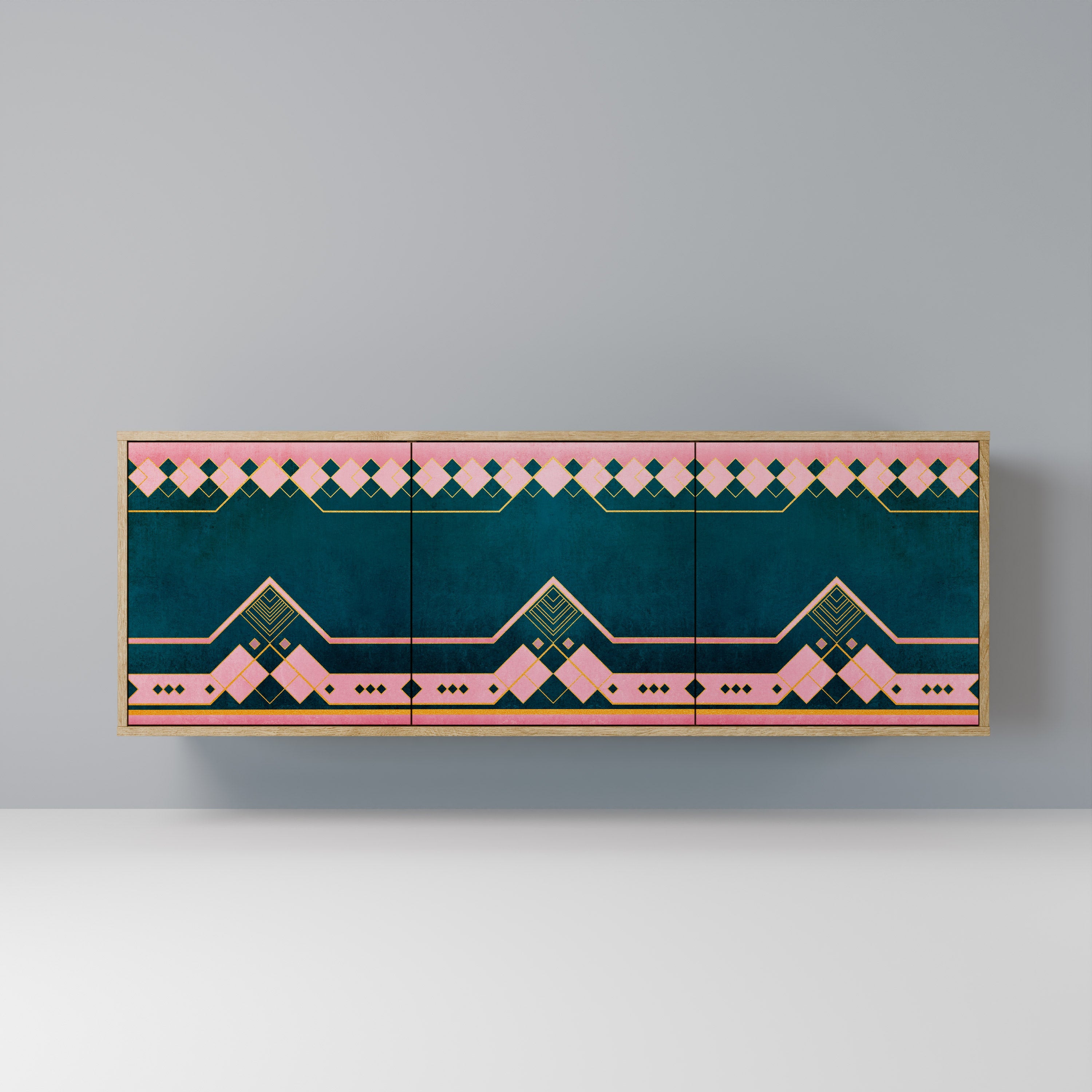 ROYAL COMPOSITION 3-türiges Sideboard in Eichenoptik