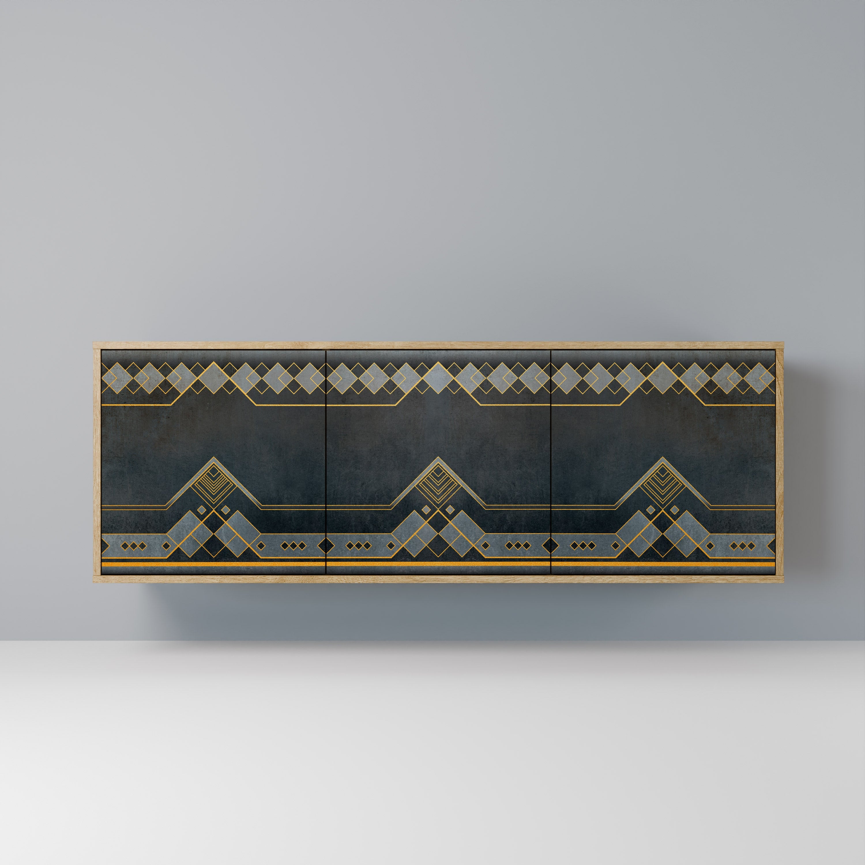 ROYAL ORDINARINESS 3-türiges Sideboard in Eichenoptik