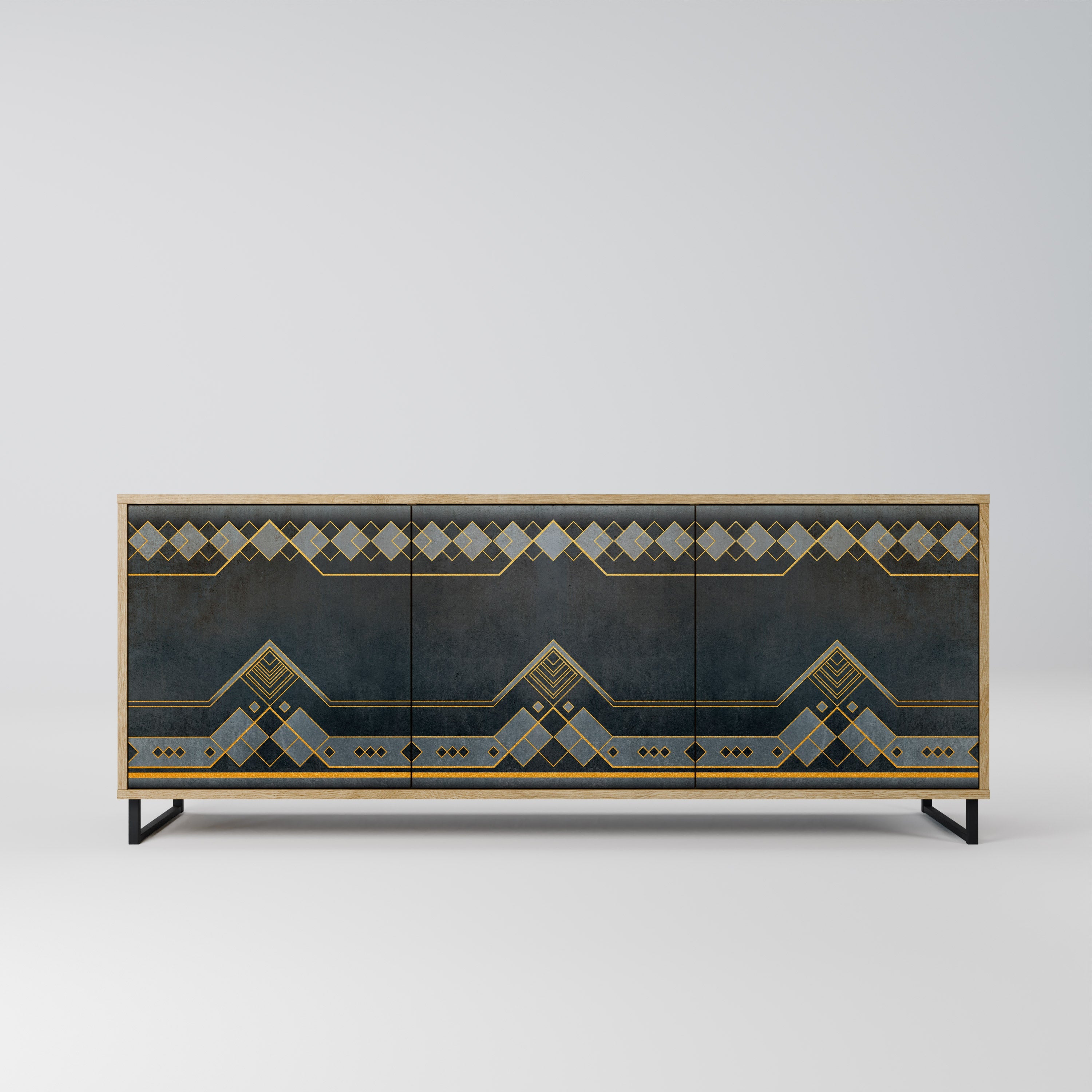 ROYAL ORDINARINESS 3-türiges Sideboard in Eichenoptik