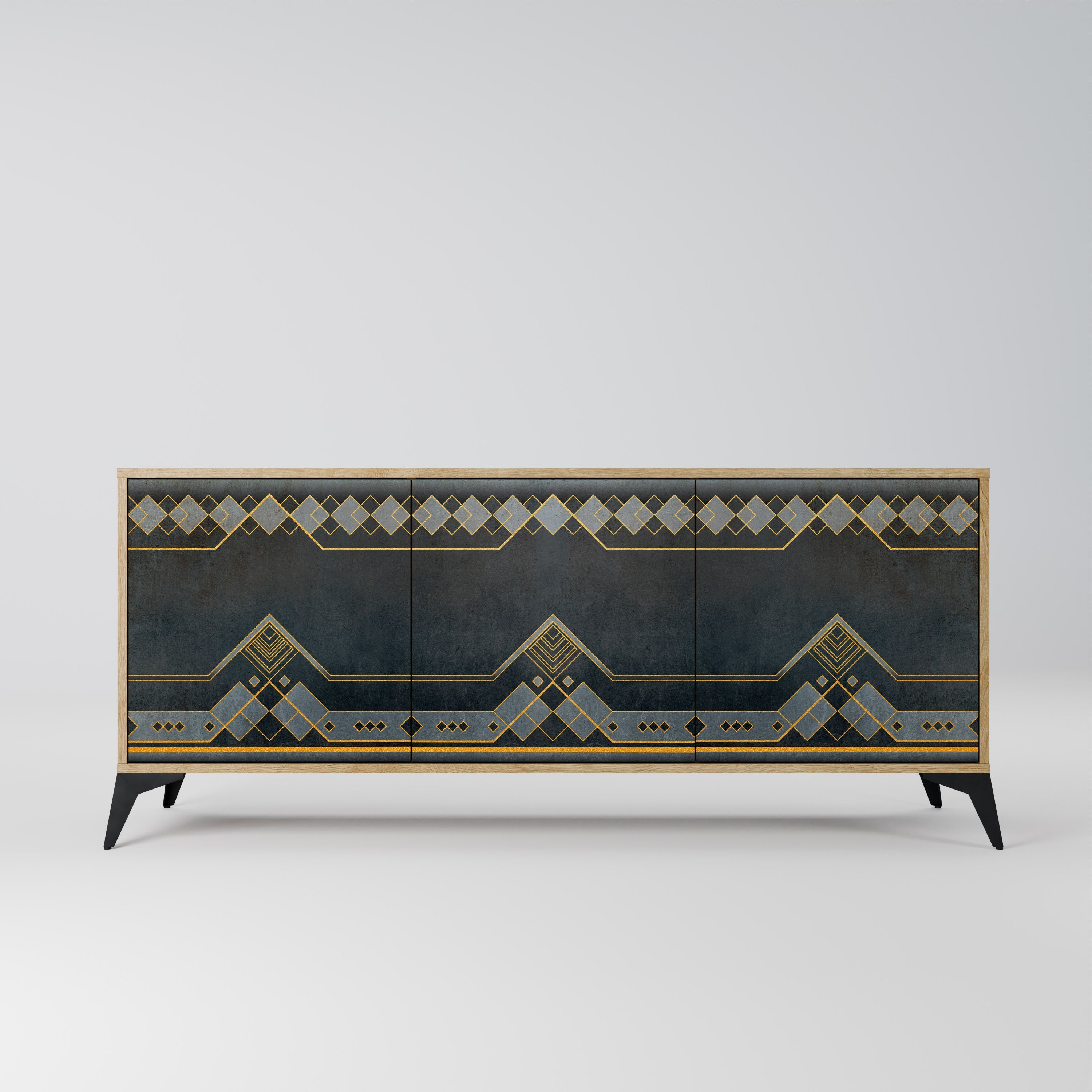ROYAL ORDINARINESS 3-türiges Sideboard in Eichenoptik