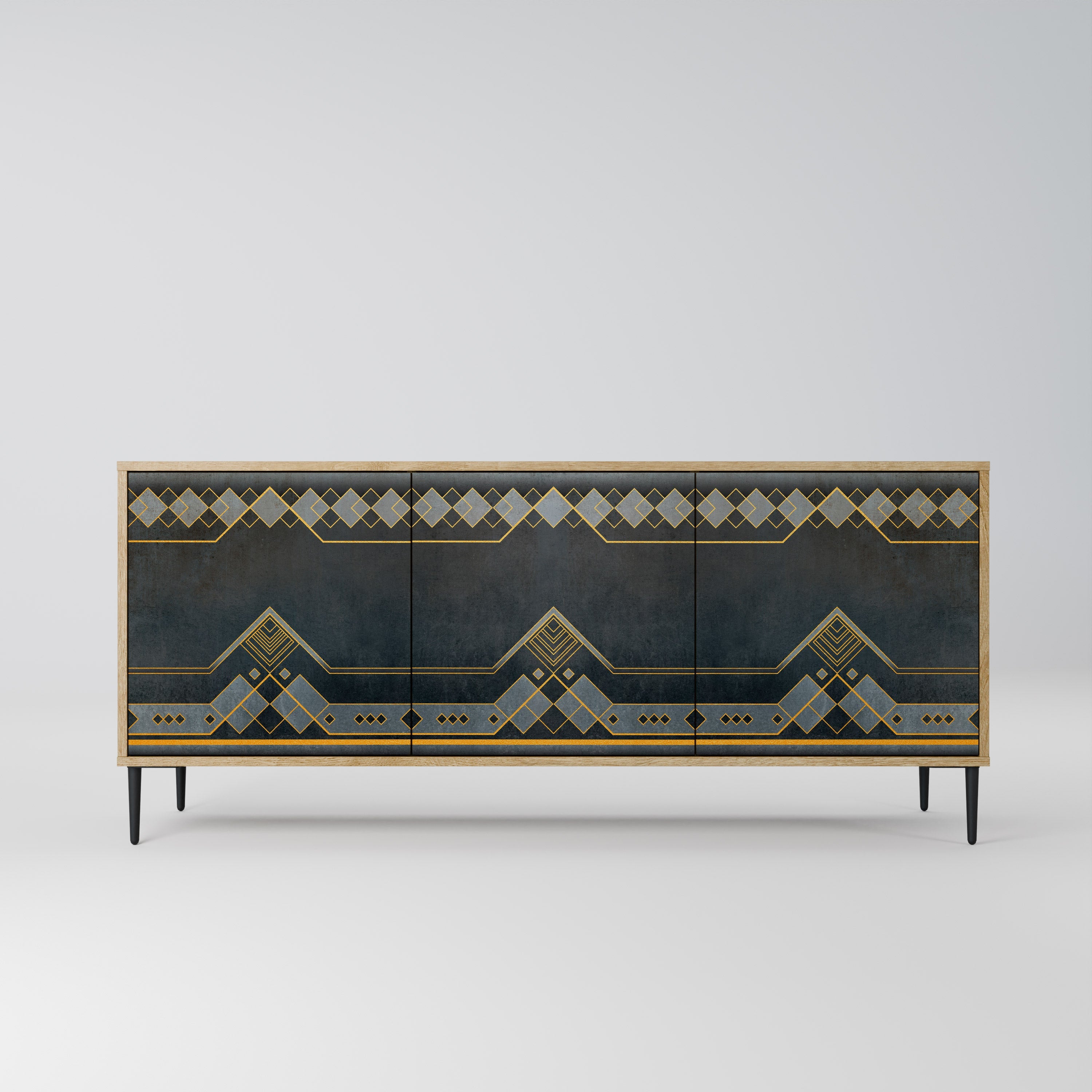 ROYAL ORDINARINESS 3-türiges Sideboard in Eichenoptik