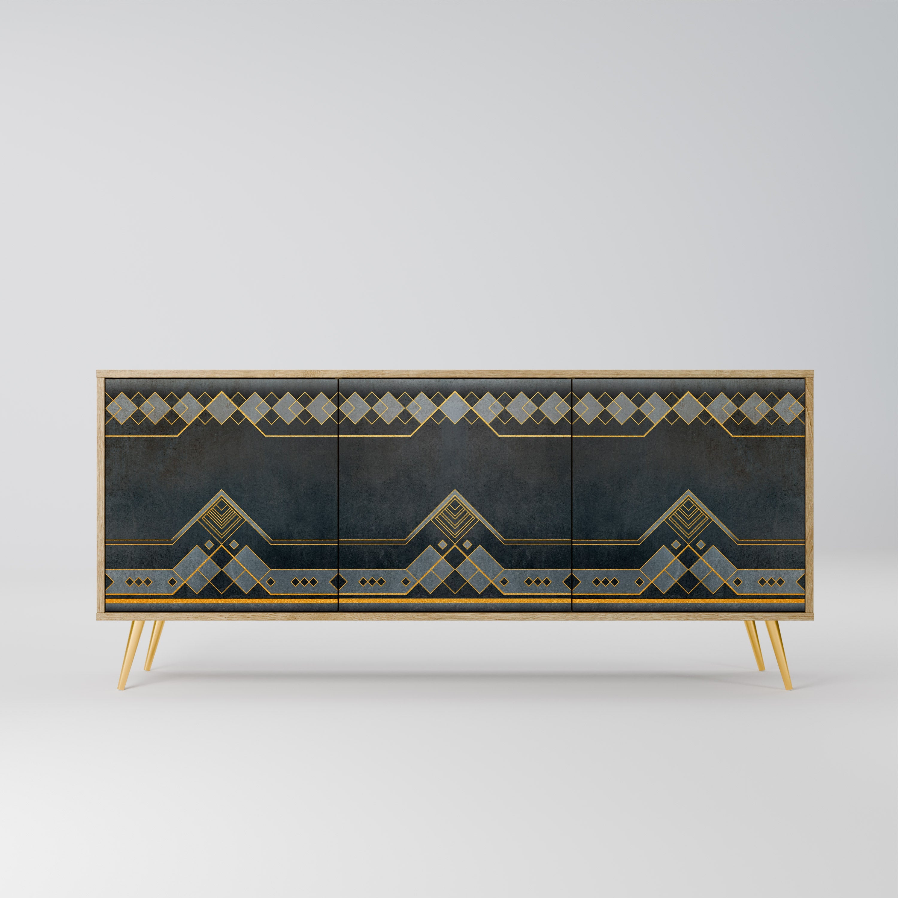 ROYAL ORDINARINESS 3-türiges Sideboard in Eichenoptik