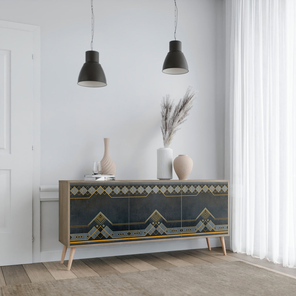 ROYAL ORDINARINESS 3-türiges Sideboard in Eichenoptik