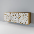 PIECES OF TOMORROW Sideboard mit 3 Türen in Eiche-Optik