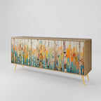 BIRCH KALEIDOSCOPE Sideboard mit 3 Türen in Eiche-Optik