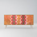 INDIAN FOLK 3-Door Sideboard in Oak Effect