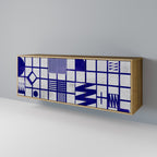 THE RIGHT PLACES 3-Door Sideboard in Oak Effect