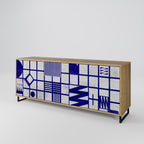 THE RIGHT PLACES 3-Door Sideboard in Oak Effect